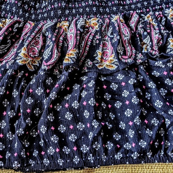 Cute Sweet Summer Hippie Vibes Ruffle Crop Top Fun - Picture 10 of 14